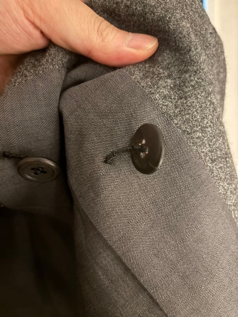 Boston tailor グレー ダブルブレスト ビスポーク ジャケット