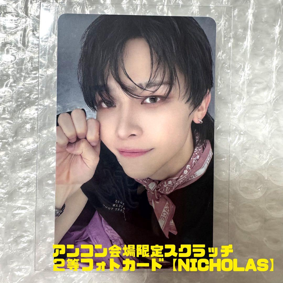 &TEAM アンコン 会場限定スクラッチ２等 フォトカード【NICHOLAS】