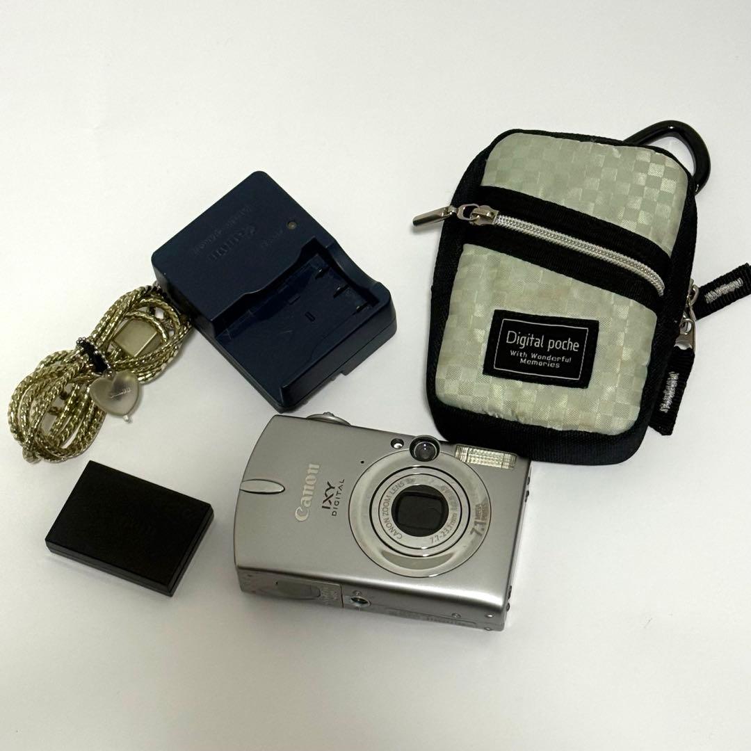 【美品】Canon IXY DIGITAL 600 シルバー デジカメ