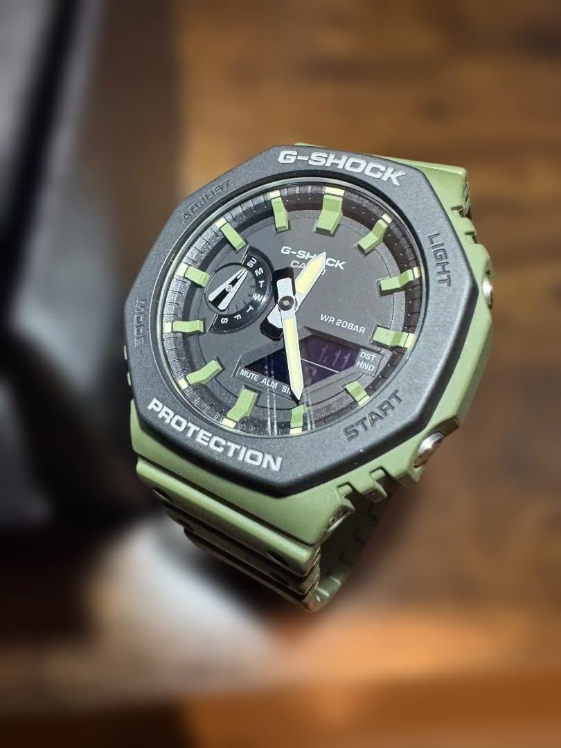 G-SHOCK カシオーク GA-2110SU-3AJF 薄型アナデジ