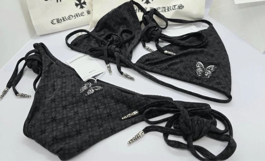 新品未使用！！タグ付き クロムハーツ 水着 ビキニ XS