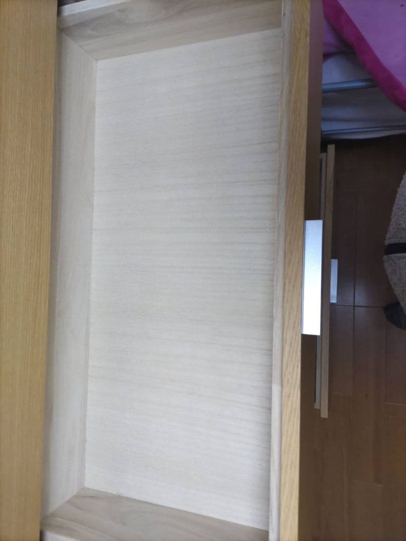 ニトリ　ナチュラル木製6段チェスト幅800mm