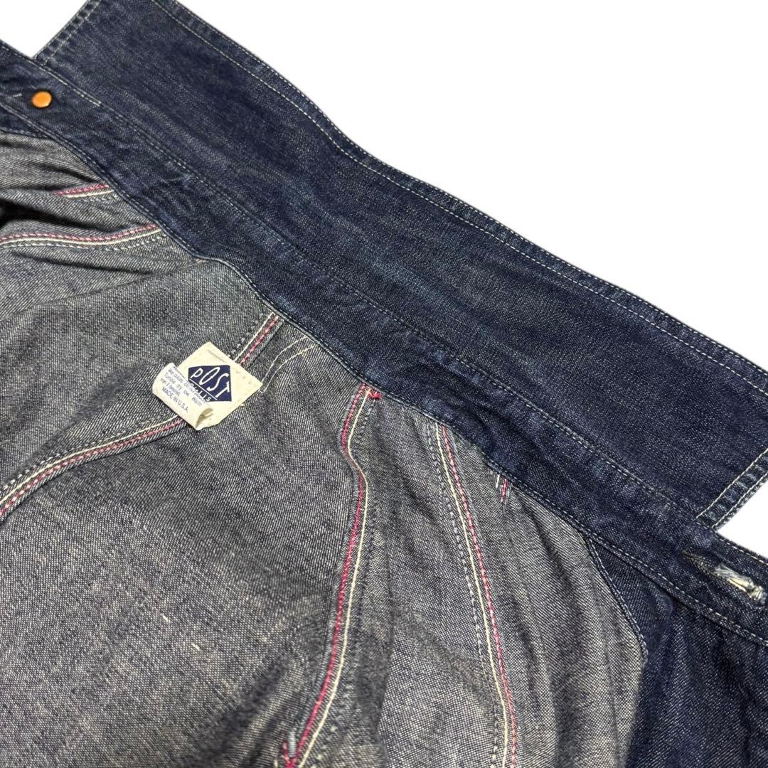 濃紺 Post Overalls USA製 Enginees'JKT サイズS