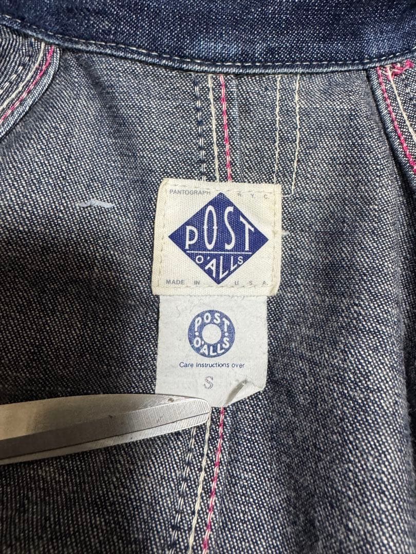 濃紺 Post Overalls USA製 Enginees'JKT サイズS