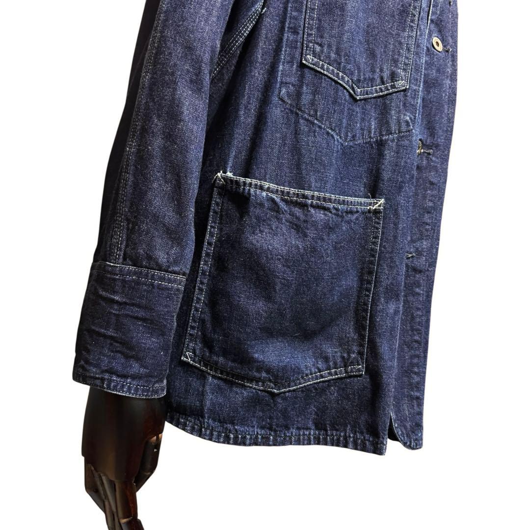 濃紺 Post Overalls USA製 Enginees'JKT サイズS