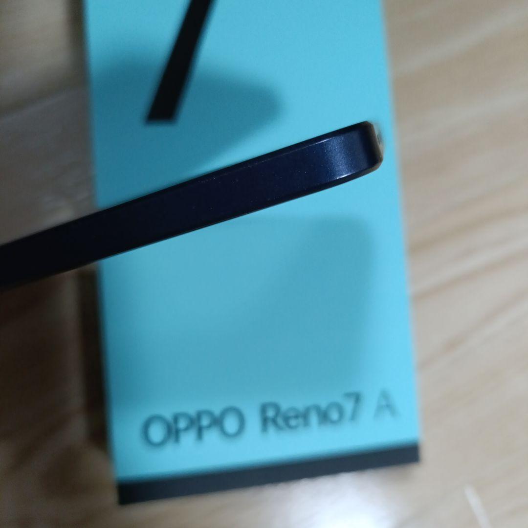 スマホ　OPPO　Reno7　本体　オッポ　ブラック