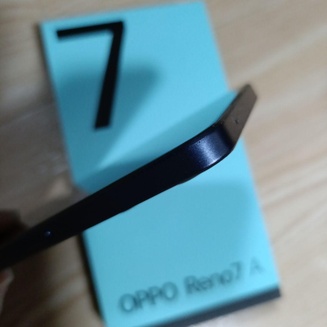 スマホ　OPPO　Reno7　本体　オッポ　ブラック