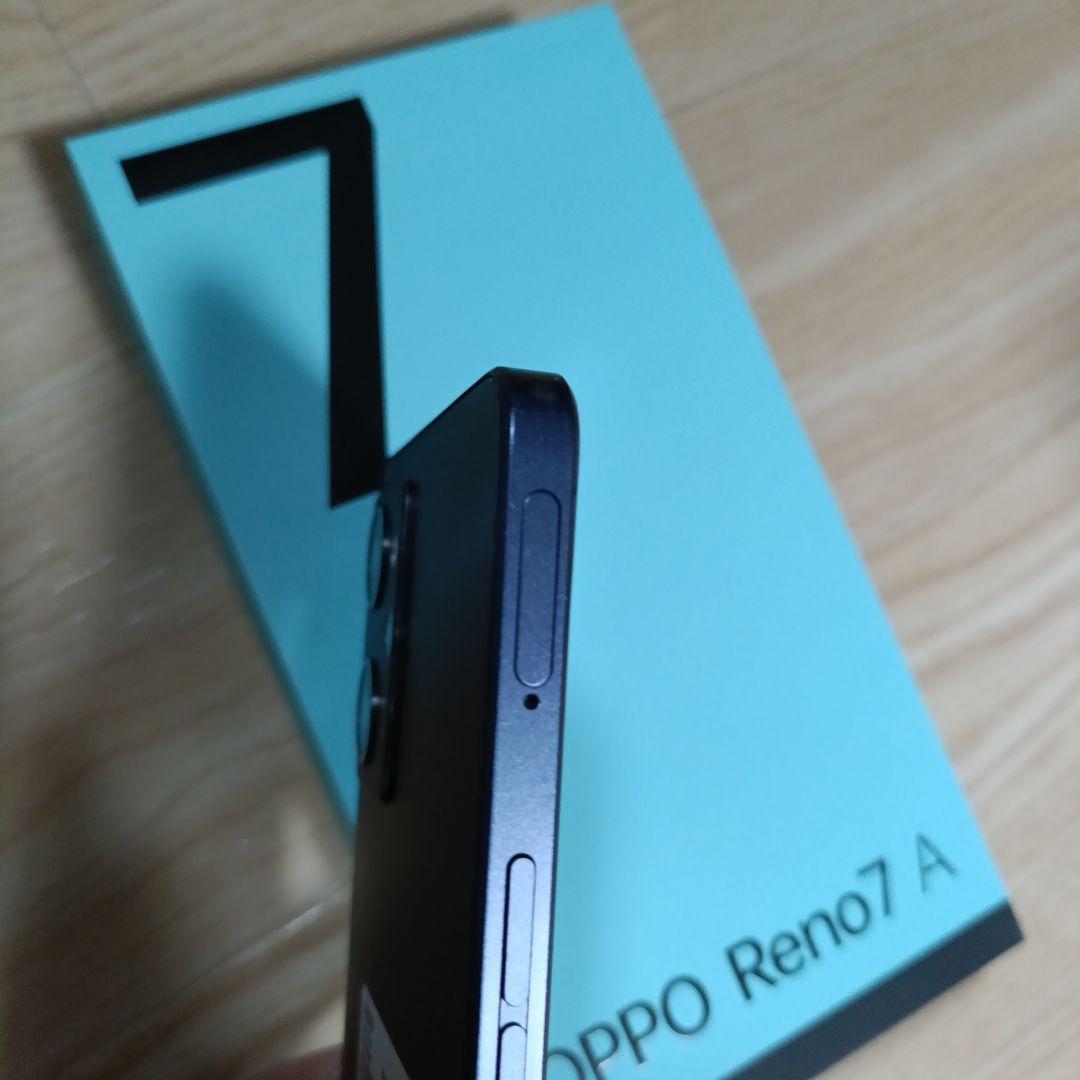 スマホ　OPPO　Reno7　本体　オッポ　ブラック