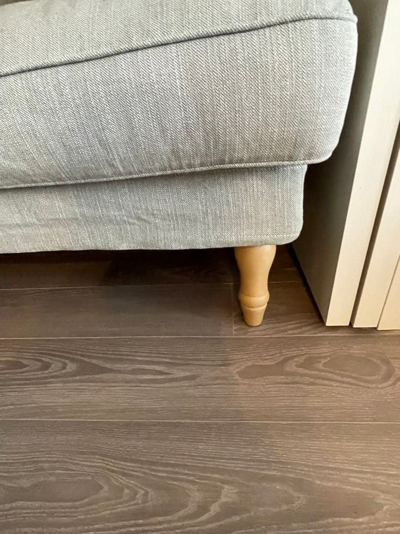 送料込み！IKEA イケアソファ3人掛け　グレー　ストックスンド