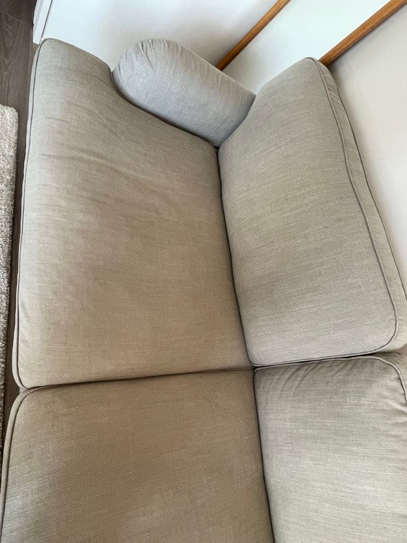 送料込み！IKEA イケアソファ3人掛け　グレー　ストックスンド