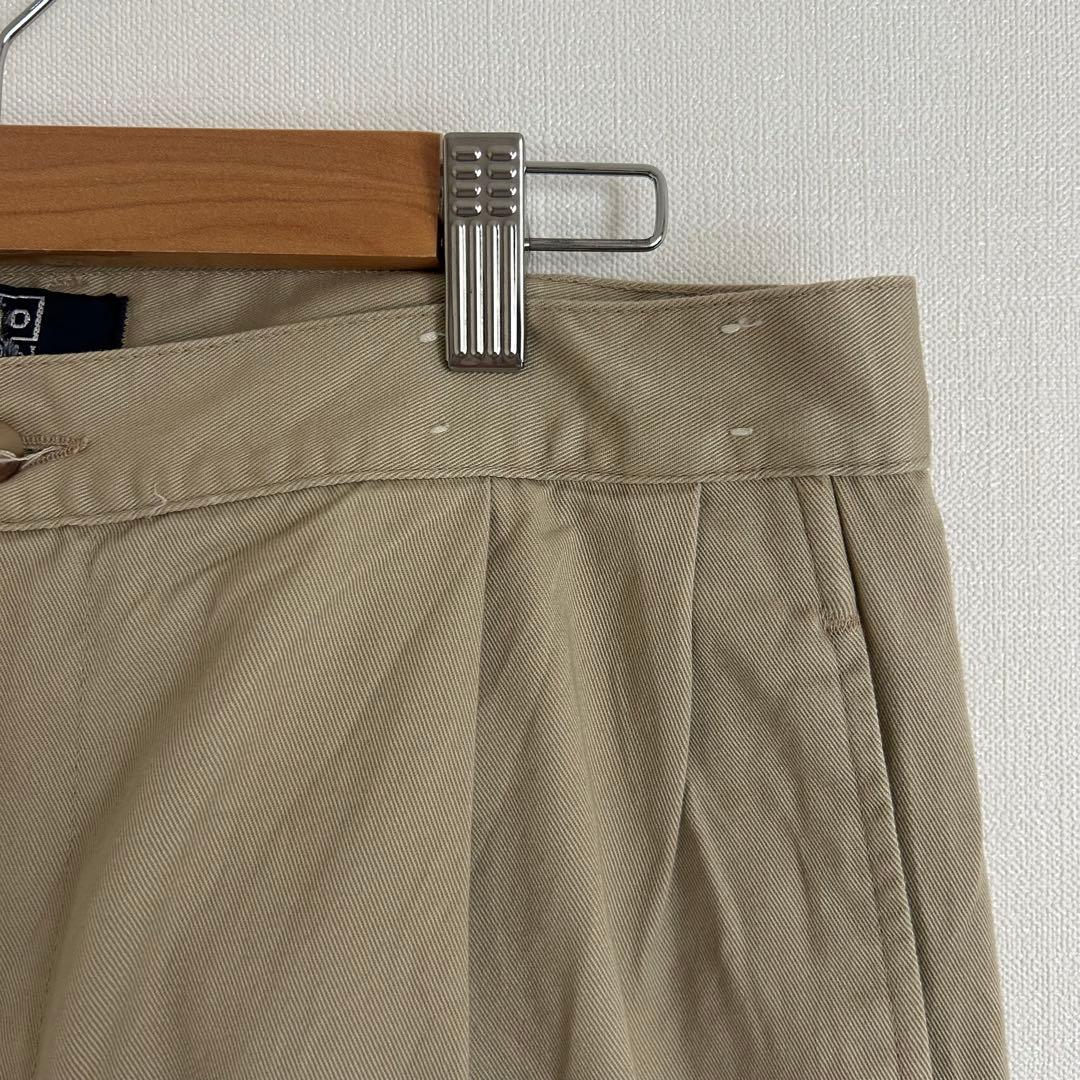 初期タグ Polo by Ralph Lauren ポロチノ ツータック USA