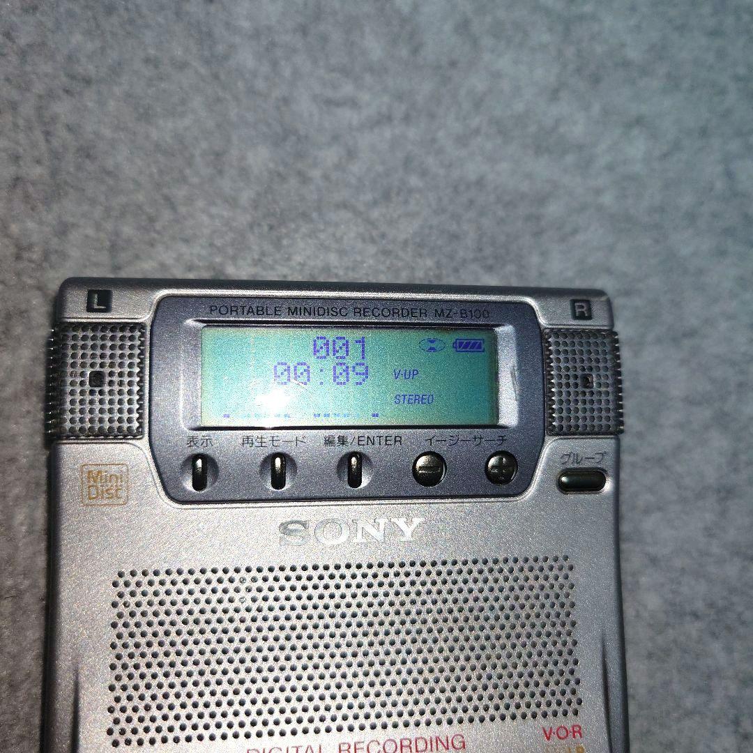 ※動作品※ SONY ポータブルMDプレイヤー MZ-B100