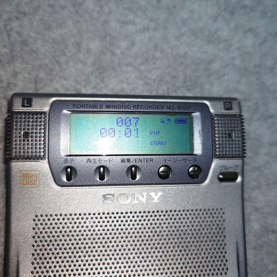 ※動作品※ SONY ポータブルMDプレイヤー MZ-B100