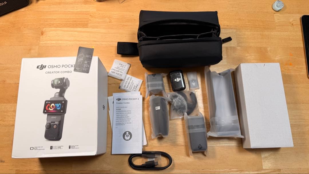 DJI Pocket 3 CreatorCombo2025/9購入新品同様未使用