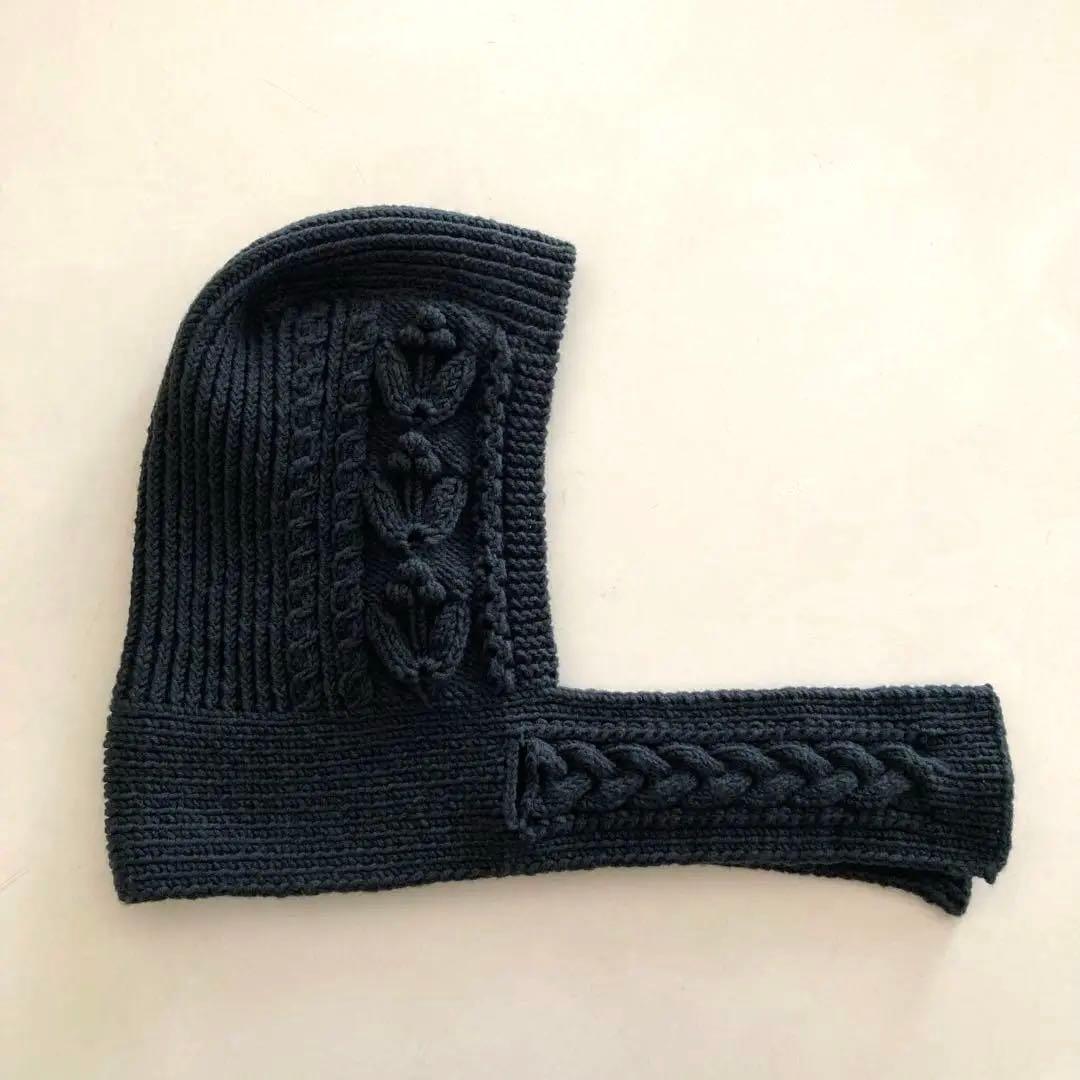 帽子 2025 yukifujisawa Knit cap DARK GREEN