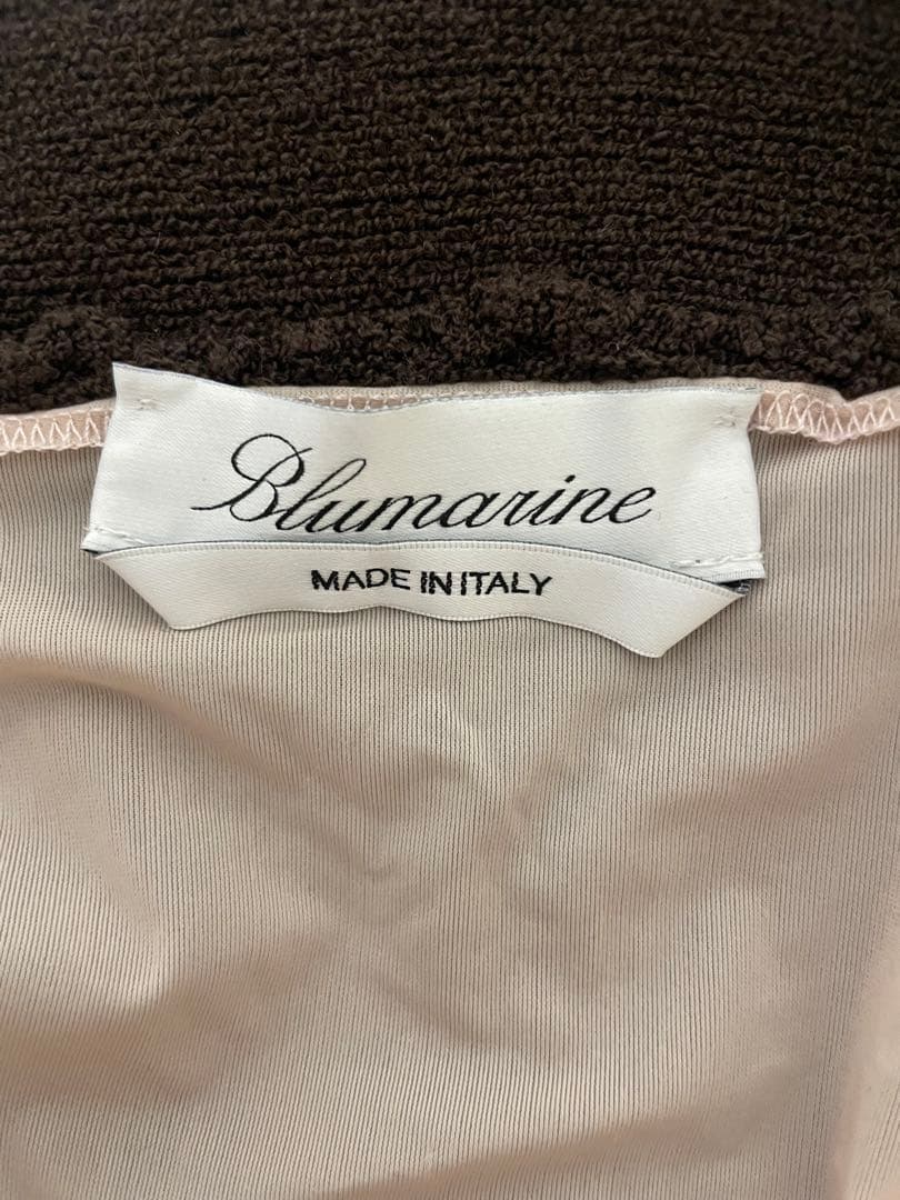 blumarine ブラウンニットショートパンツ