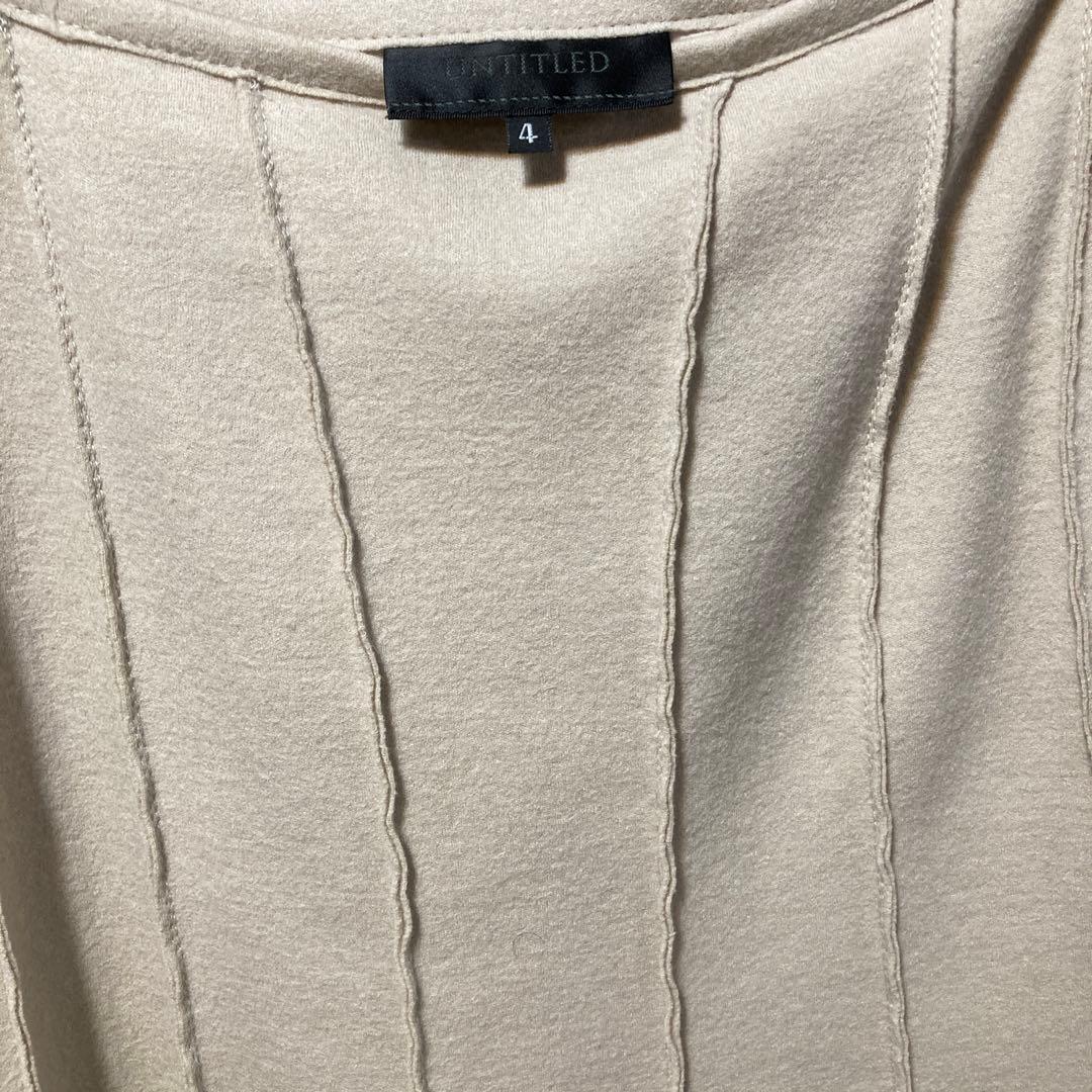 スーツ　アンタイトル　ベージュ　卒園入学　フォーマル