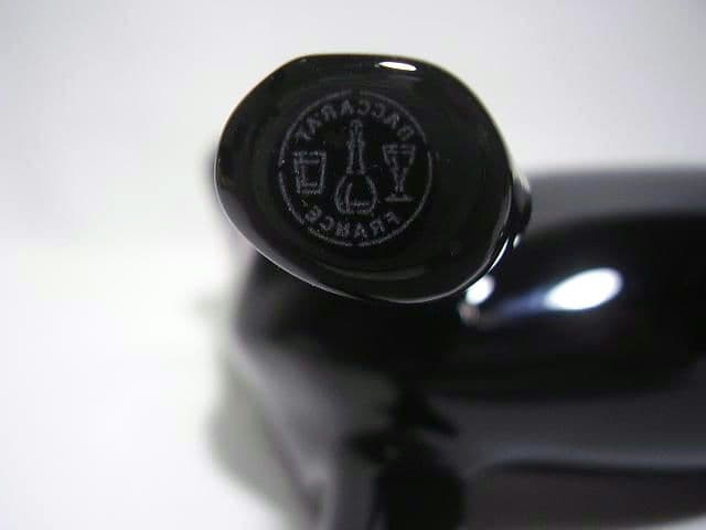 バカラ 希少 ラブラドールレトリバー犬 フィギュリン置物 ブラック 黒