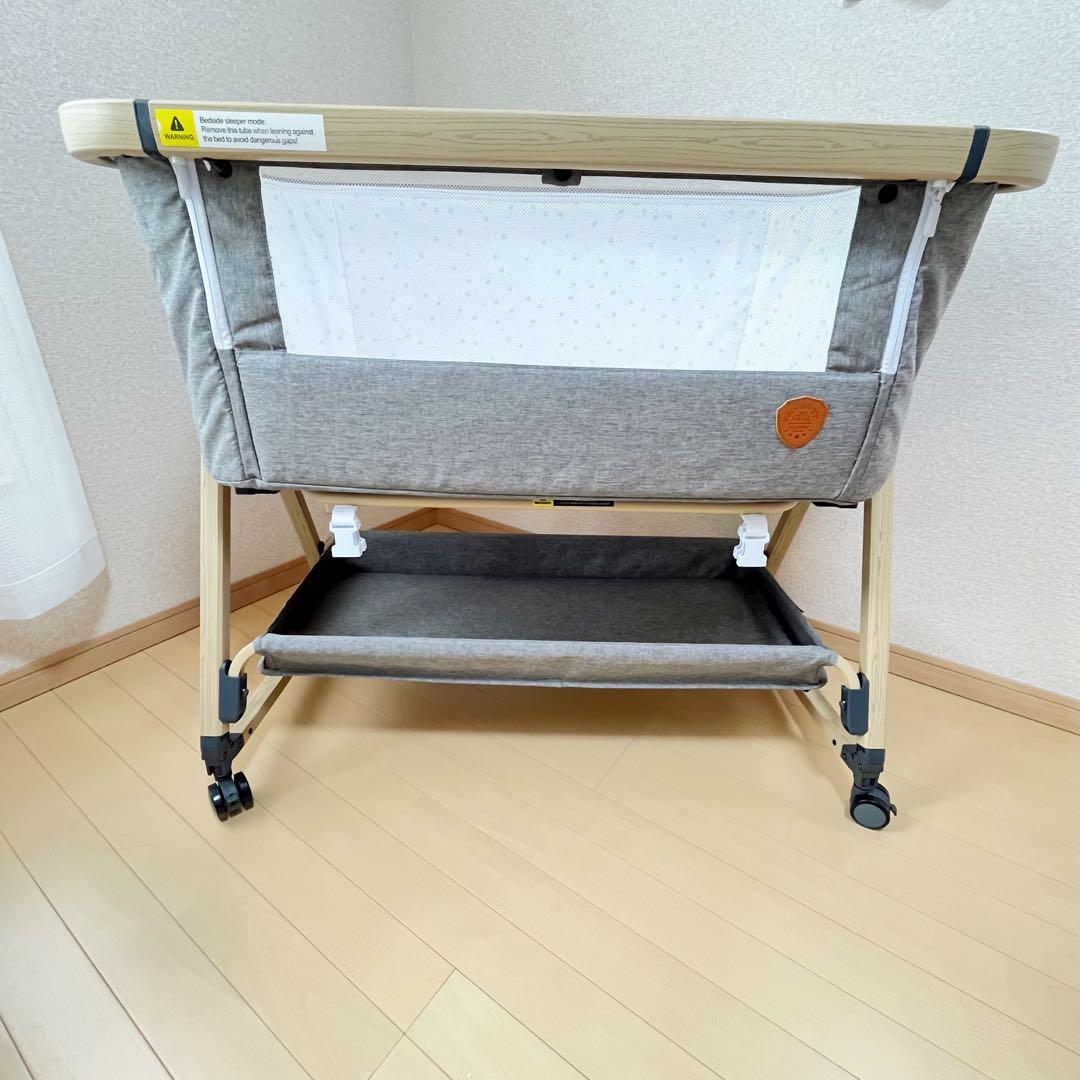 【美品✨1点限り✨】HZDMJ 折りたたみベビーベッド　Omi