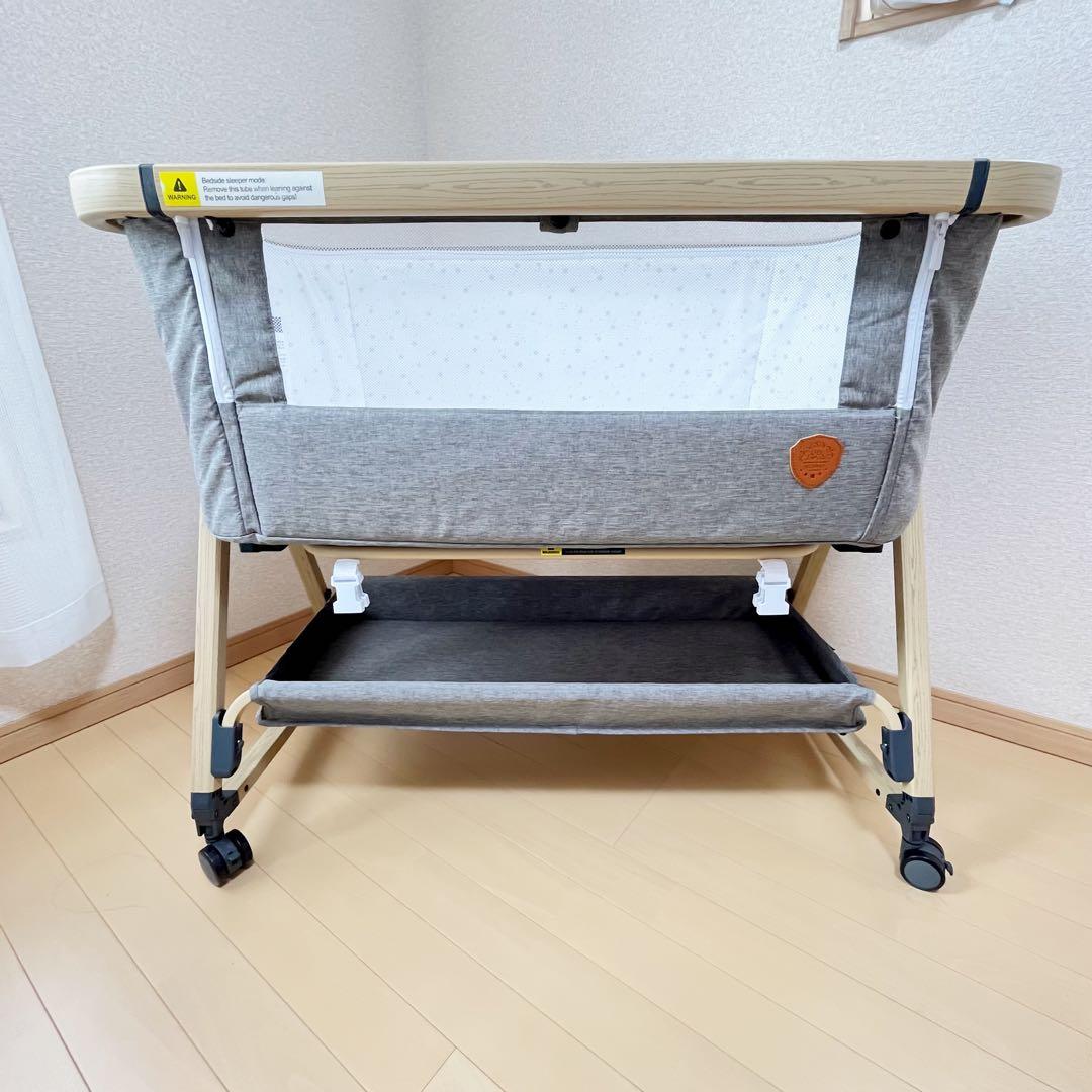 【美品✨1点限り✨】HZDMJ 折りたたみベビーベッド　Omi