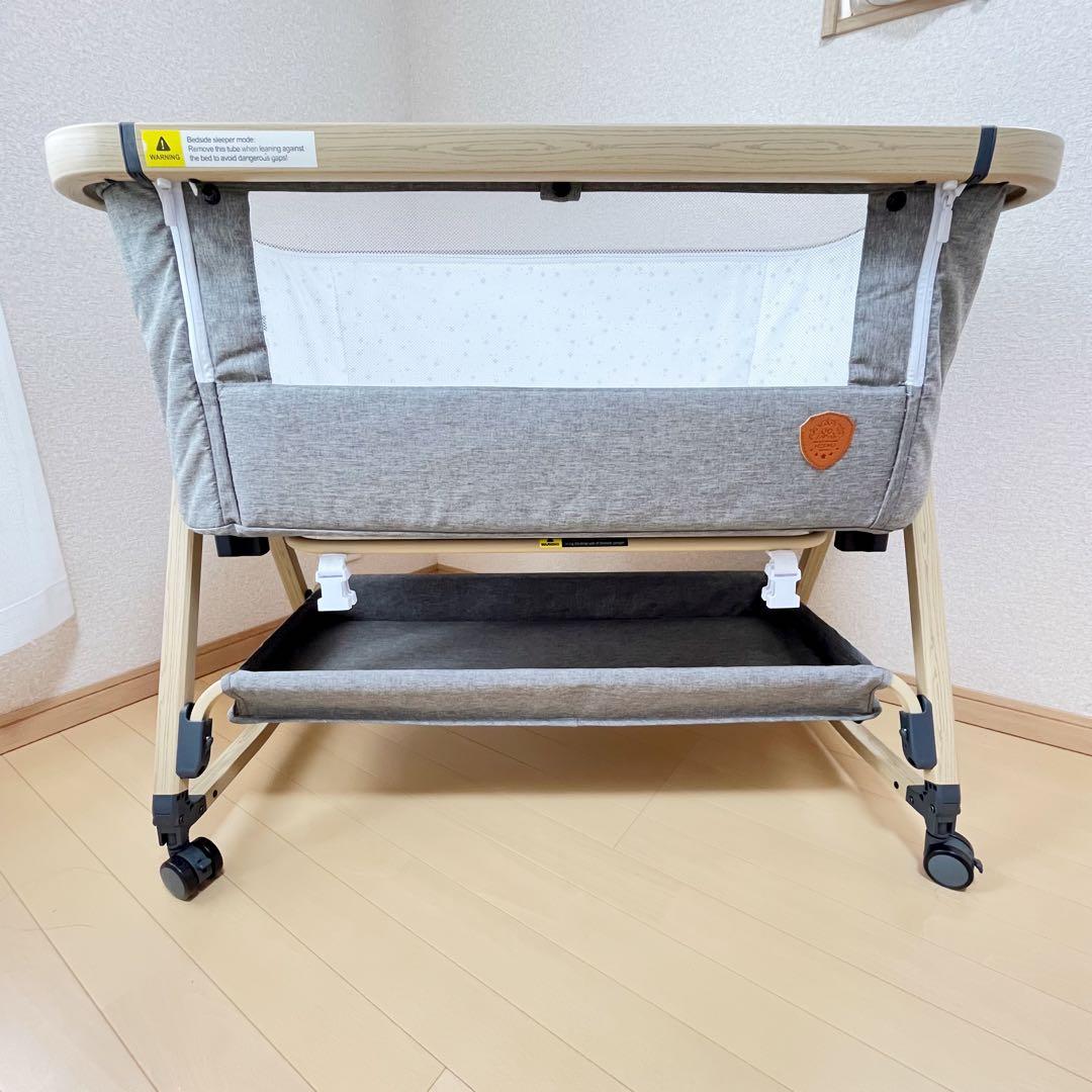 【美品✨1点限り✨】HZDMJ 折りたたみベビーベッド　Omi