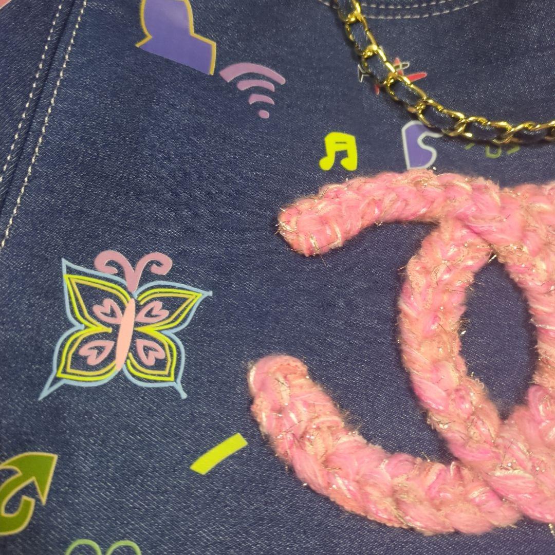 T-LOVEページ CHANEL デニムショルダーバッグ