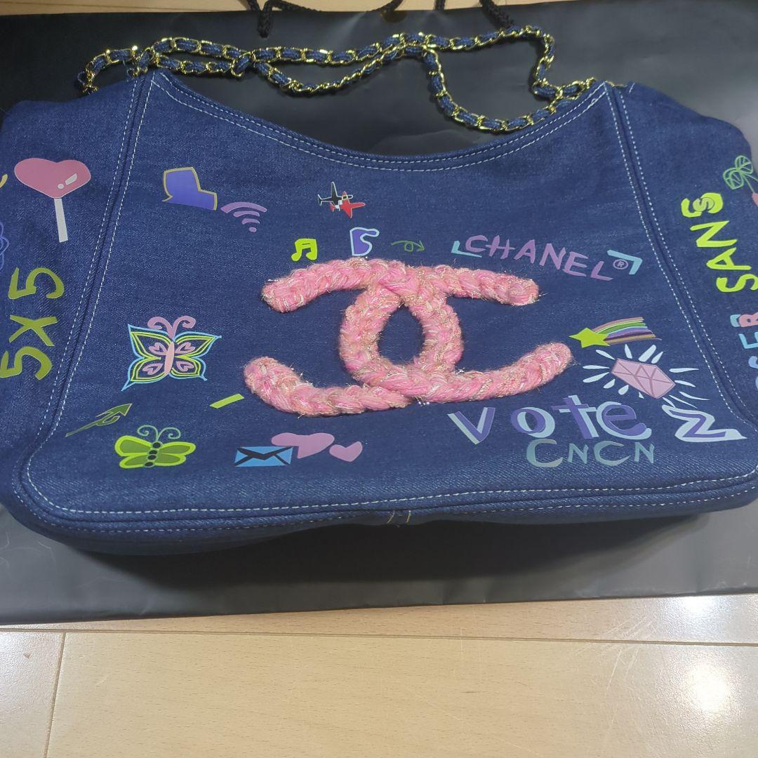 T-LOVEページ CHANEL デニムショルダーバッグ