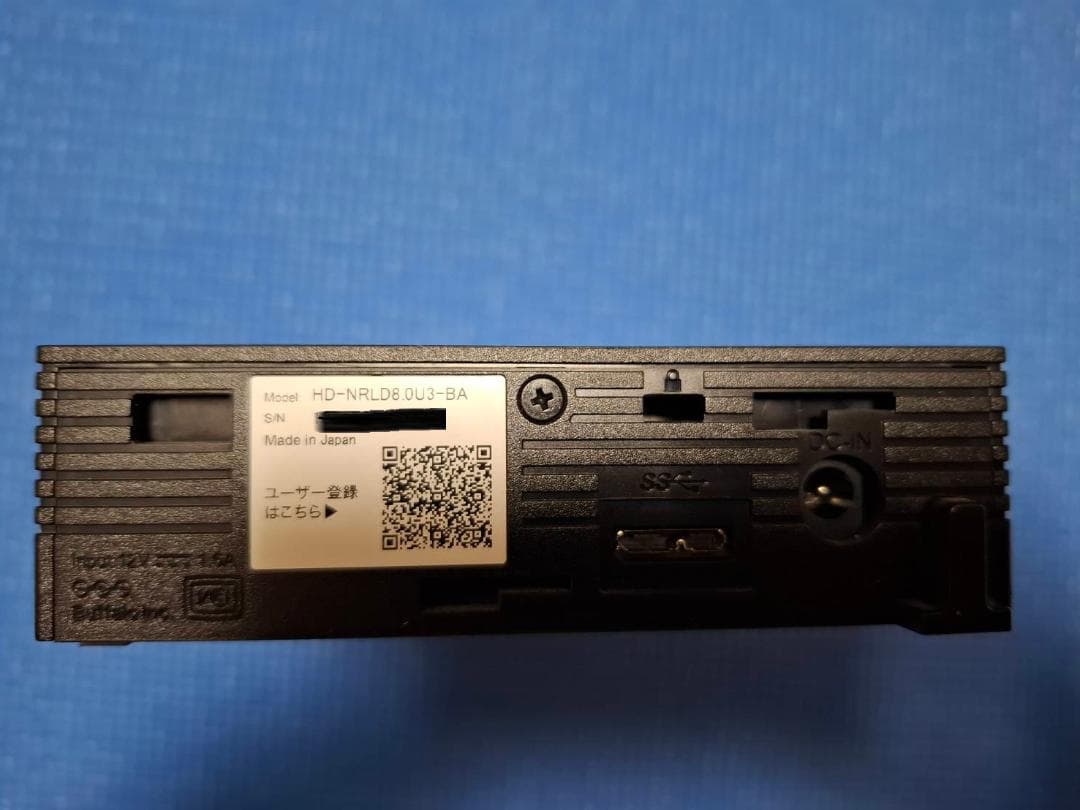 バッファロー　外付けHDD　8TB