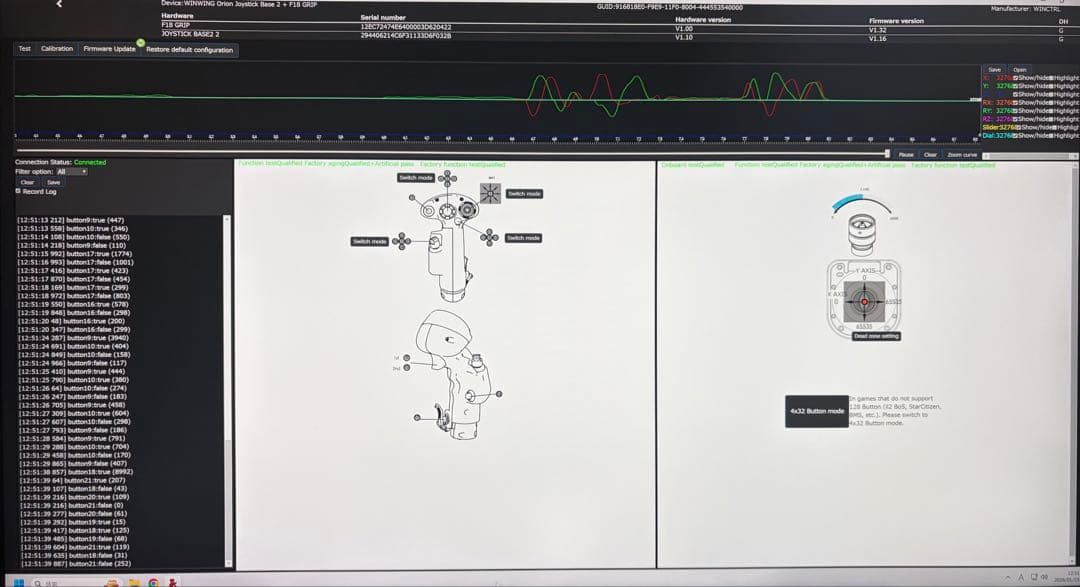 WINWING Orion2 NavyAce ジョイスティック 延長ロッド付き