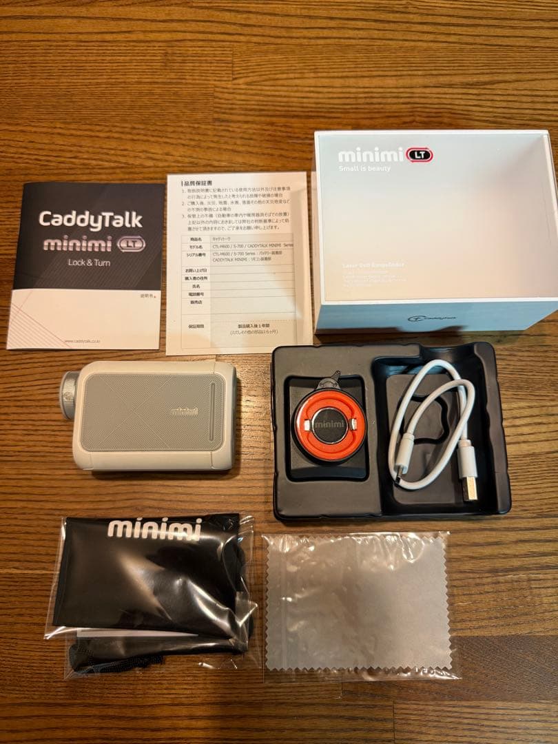 【美品】CaddyTalk(キャディトーク) レーザー距離計 minimi LT