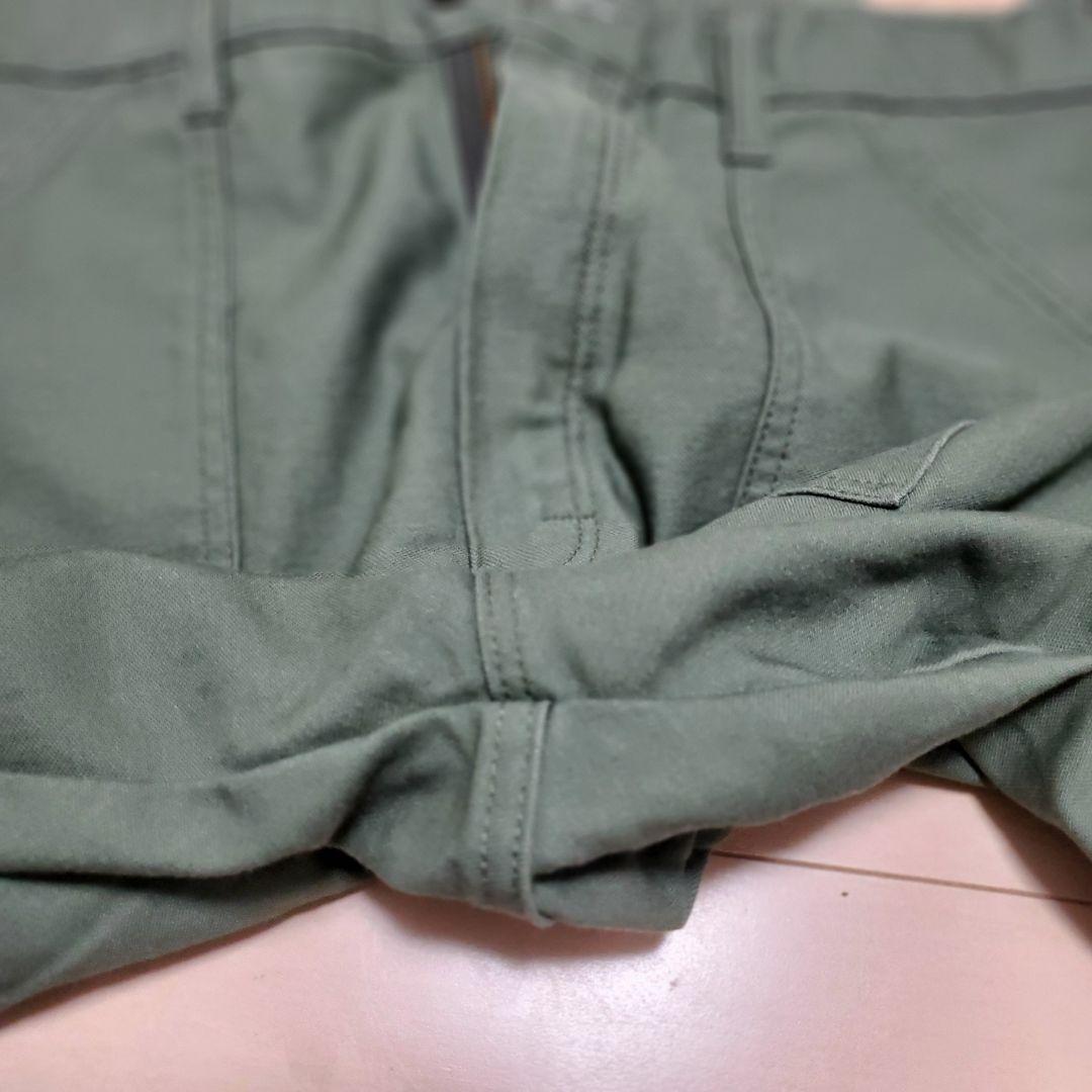 GUNG HO/ガンホー ベイカーパンツ カーキ 裾上無 MADE IN USA