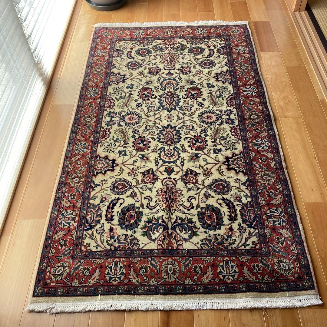 ヴィンテージラグ　トライバルラグ　インド　アグラ