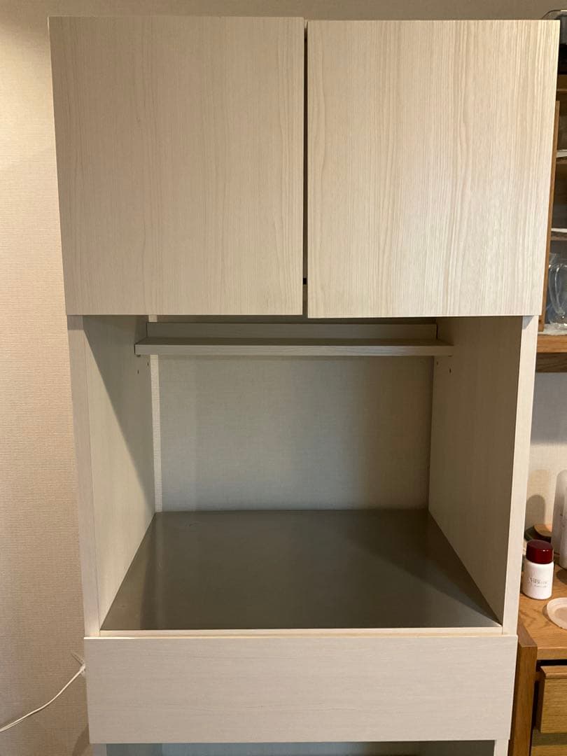 く*ん様 フランフラン/パセレンジボード/ホワイト/木目/収納/キッチン/60c