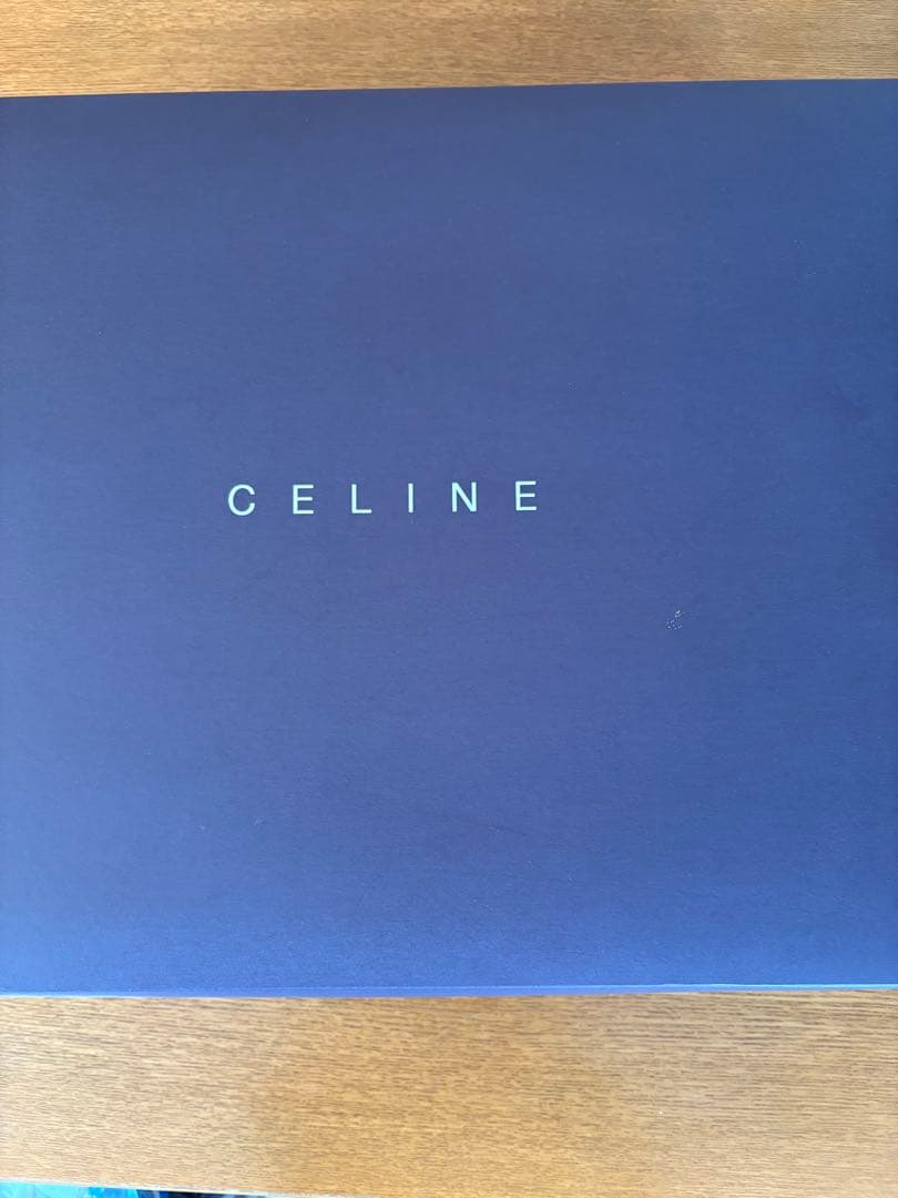 CELINE チェック柄アクリルニューマイヤー毛布