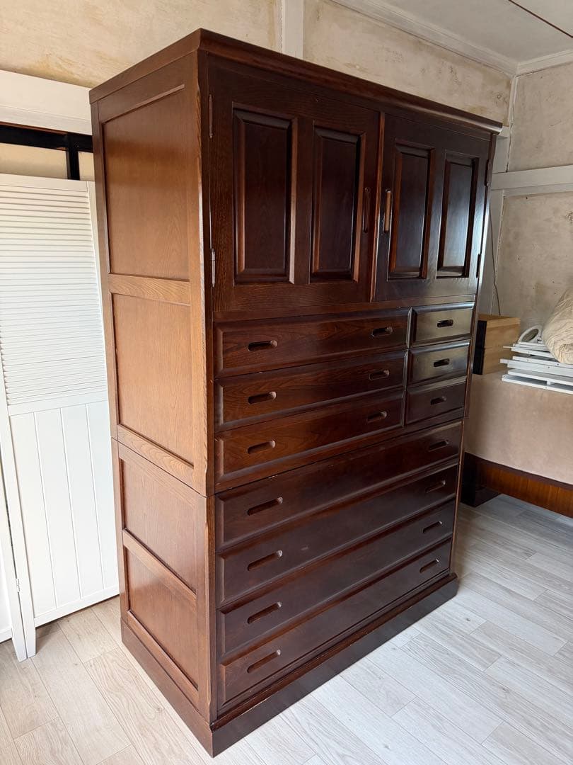 民芸家具 無垢 箪笥 整理箪笥 箪笥 着物 収納 引出し　抽斗 タンス 和家具