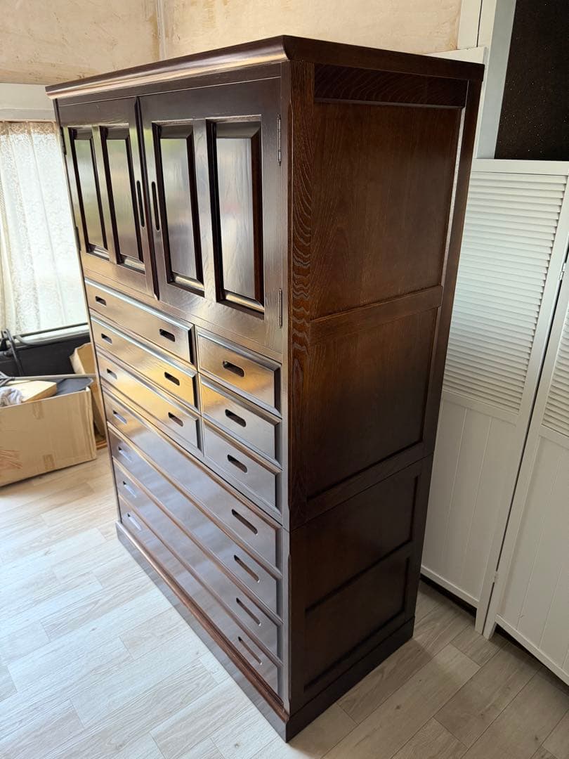 民芸家具 無垢 箪笥 整理箪笥 箪笥 着物 収納 引出し　抽斗 タンス 和家具