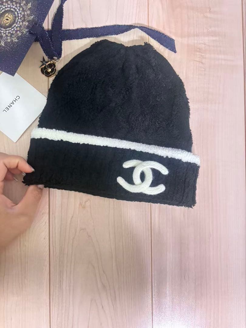 【値下げ】ノベルティニット帽　ブラック新品