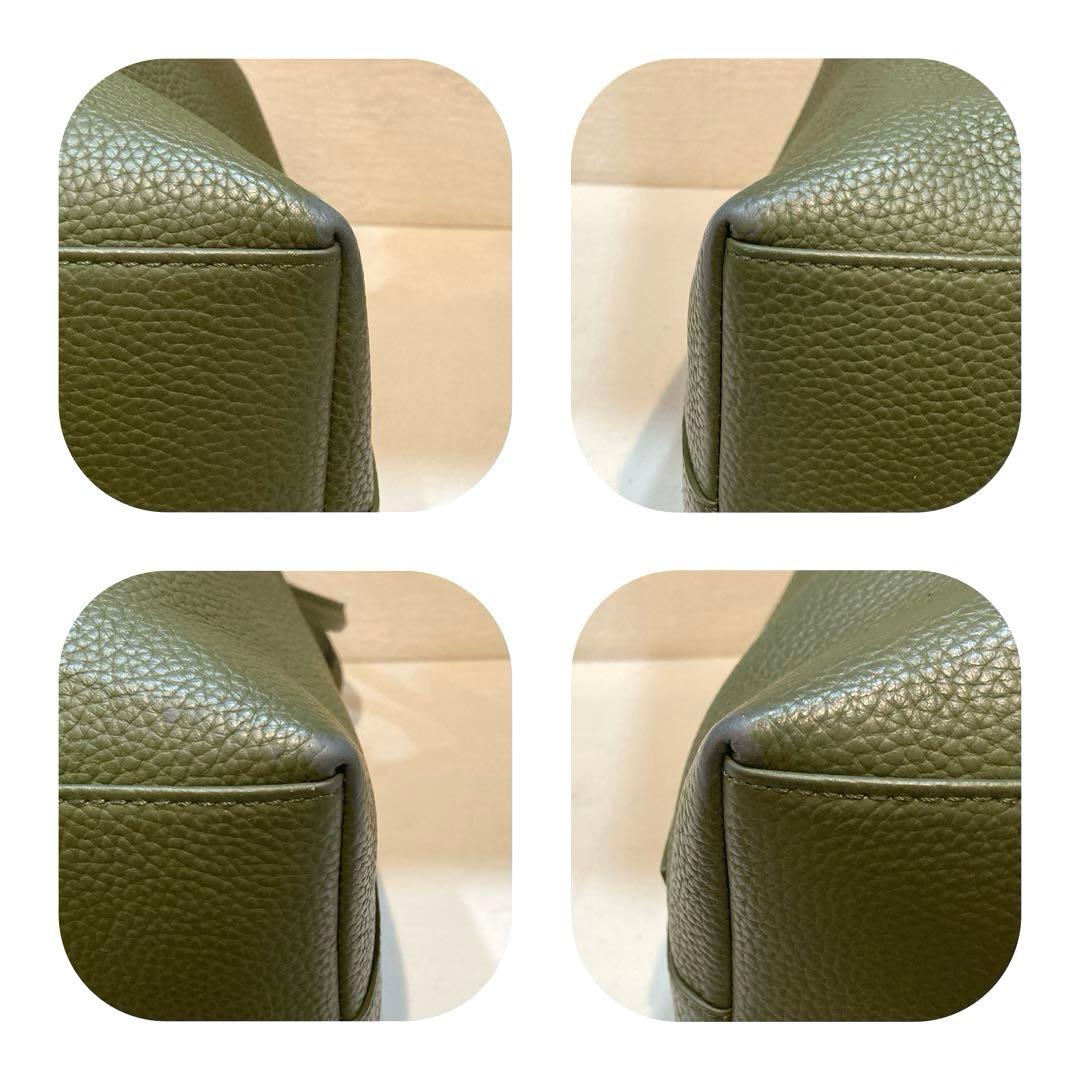 【美品】VASIC BOND ハンドバッグ　ショルダーバッグ　グリーン