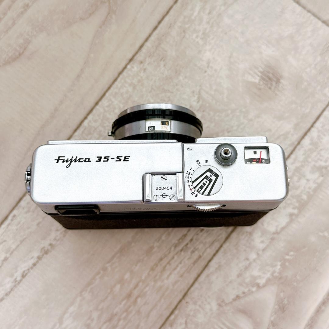 【現状品】フジカ Fujica 35-SE フィルムカメラ★ケース・キャップ付