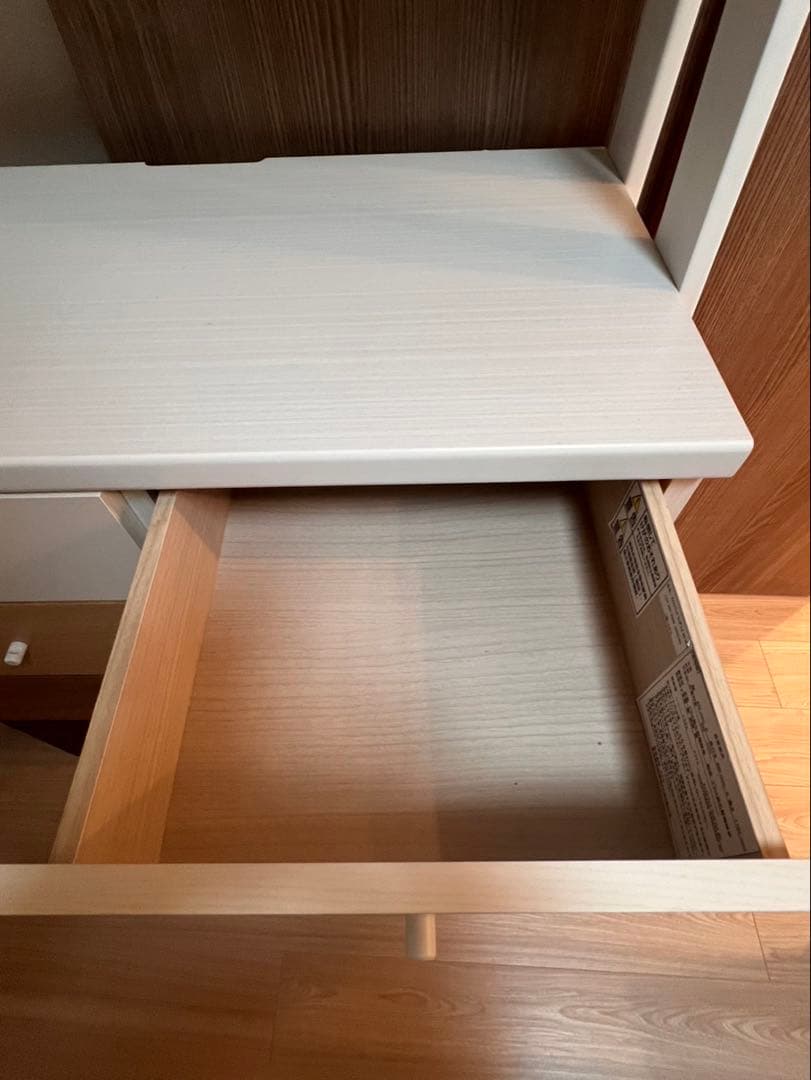 とももん様　【送料込】 木製キャビネット ホワイト・ブラウン 収納