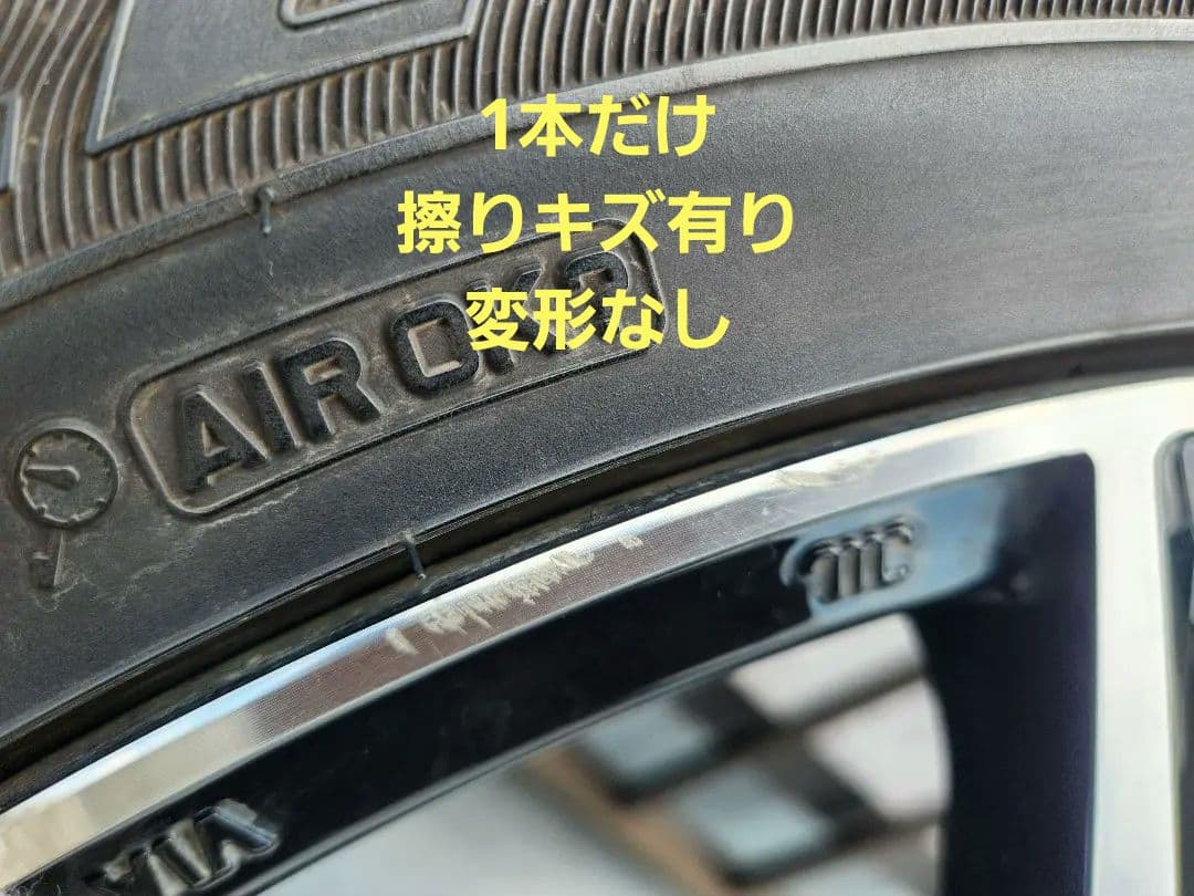 19インチ ホイールセット　245/45-19　 PCD114.3 IN 35