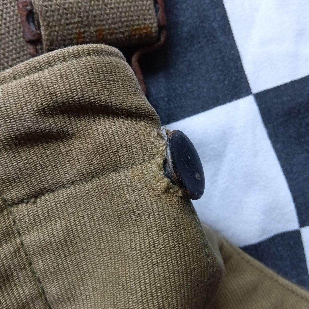 40s　ビンテージ　U.S.N　N1　デッキパンツ　トラウザー カーキ色