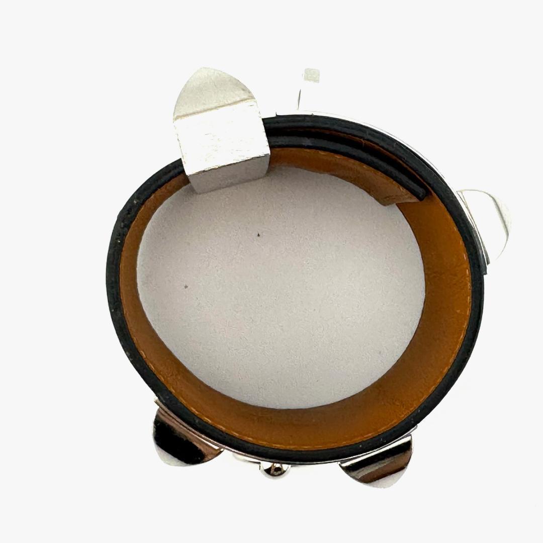 エルメス HERMES コリエドシアン バングル ブレスレット ブラウン