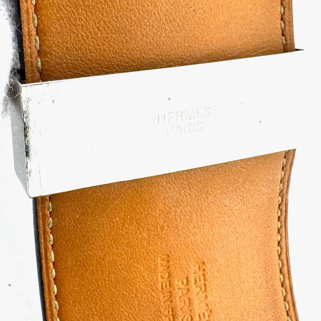 エルメス HERMES コリエドシアン バングル ブレスレット ブラウン