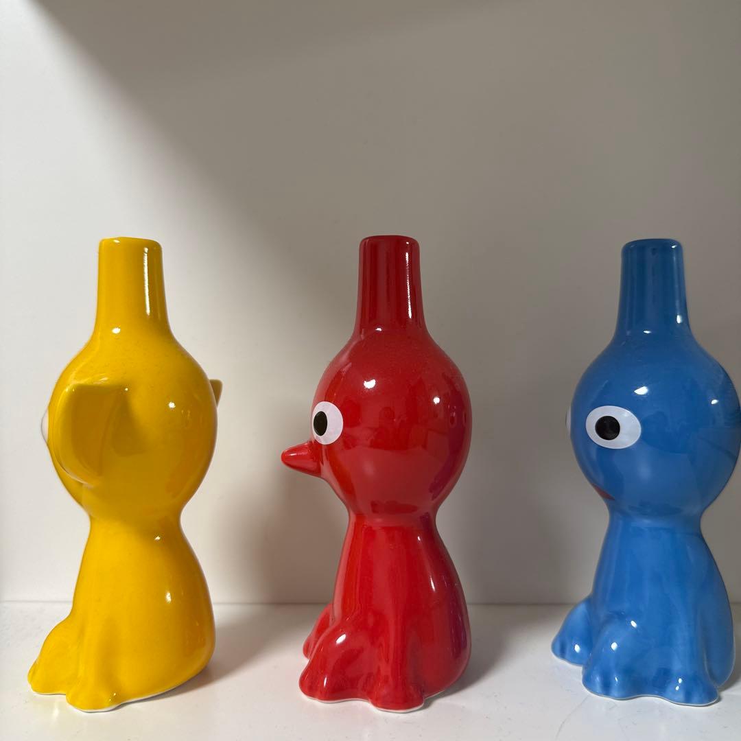 ピクミン花瓶 3色セット