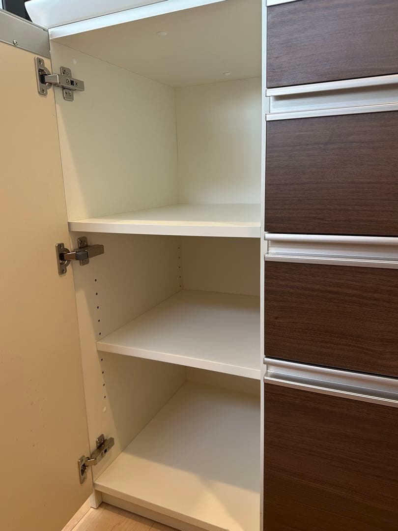 PURIN★パモウナ　幅140　キッチンボード　キャビネット　食器棚