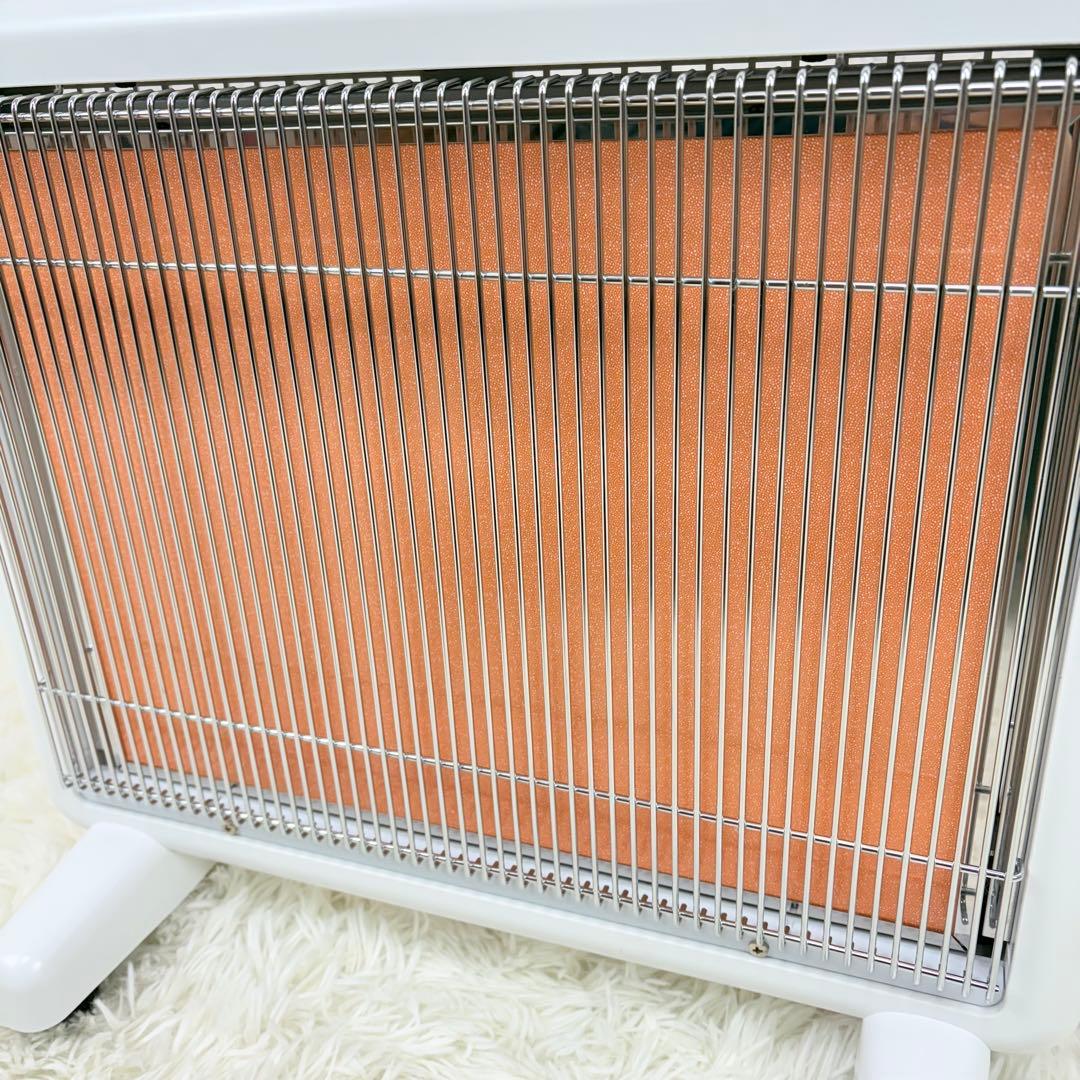 美品 サンルミエ N700L-GR ホワイト 遠赤外線ヒーター 白 暖房
