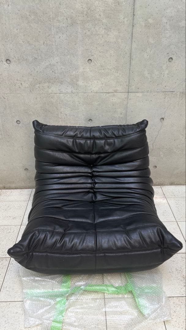 ligne roset togo 1P 本革 レザー ヴィンテージ ソファ
