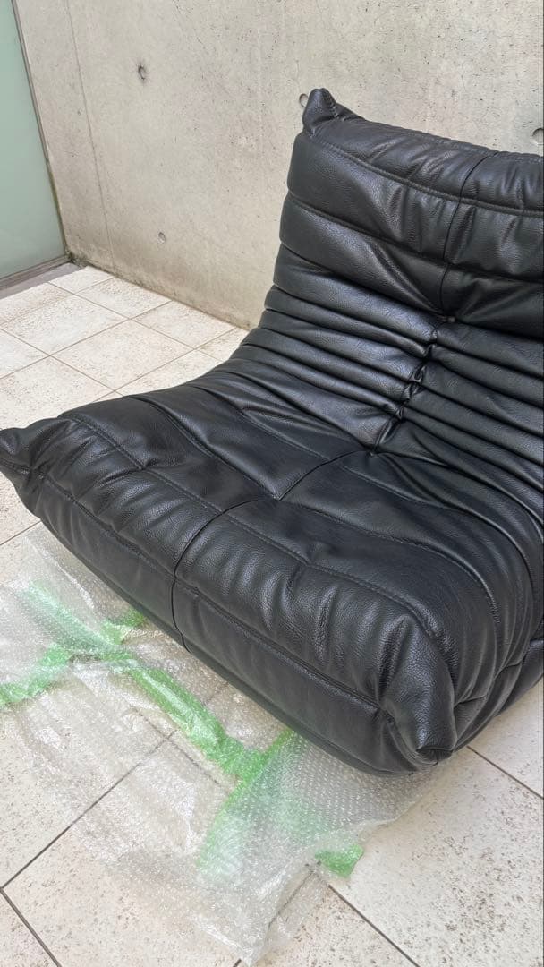 ligne roset togo 1P 本革 レザー ヴィンテージ ソファ