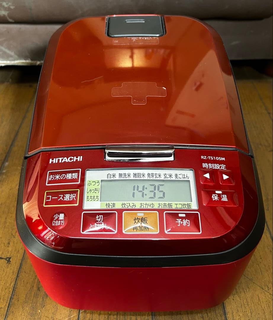 HITACHI 5.5合 圧力スチーム RZ-TS105M 炊飯器 22年製